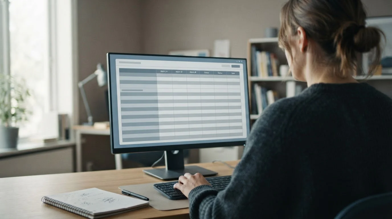 Vergleichstabelle verschiedener Wettanbieter auf einem Monitor