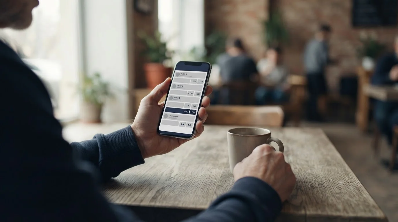 Mobiles Wetten auf dem Smartphone mit Payz-Zahlungsoption