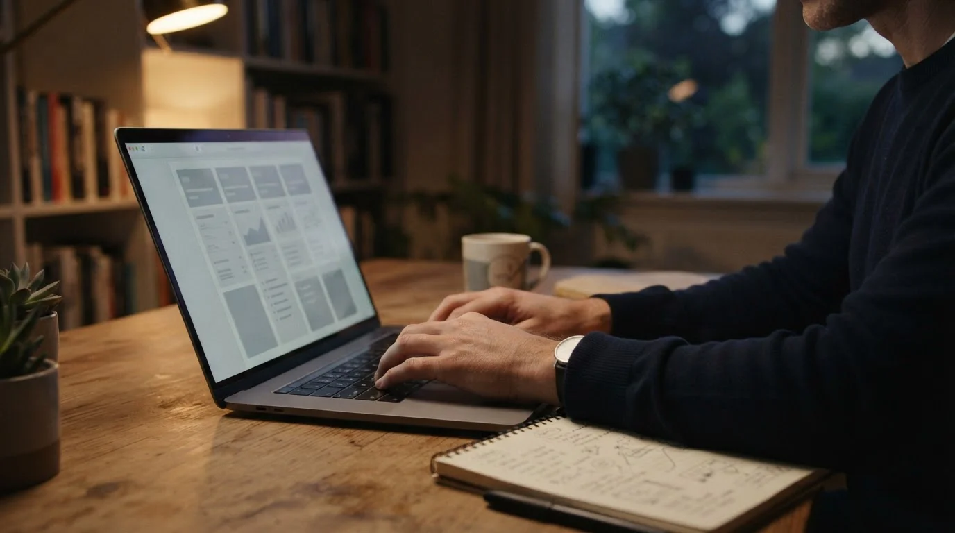 Recherche und Vergleich verschiedener Wettanbieter-Optionen am Computer
